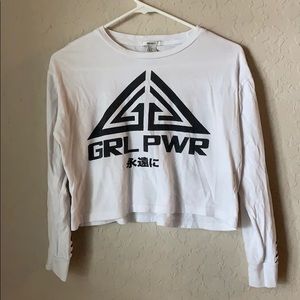 girl power long sleeve tee